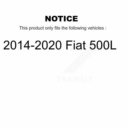 Cmx Rear Ceramic Disc Brake Pads For 2014-2020 Fiat 500L CMX-D1722